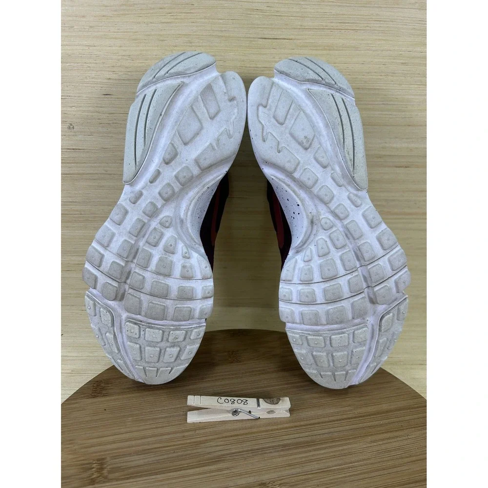 Nike Presto Fly Team Red White Athletic Running Shoes Womens 8.5 AA3060-600